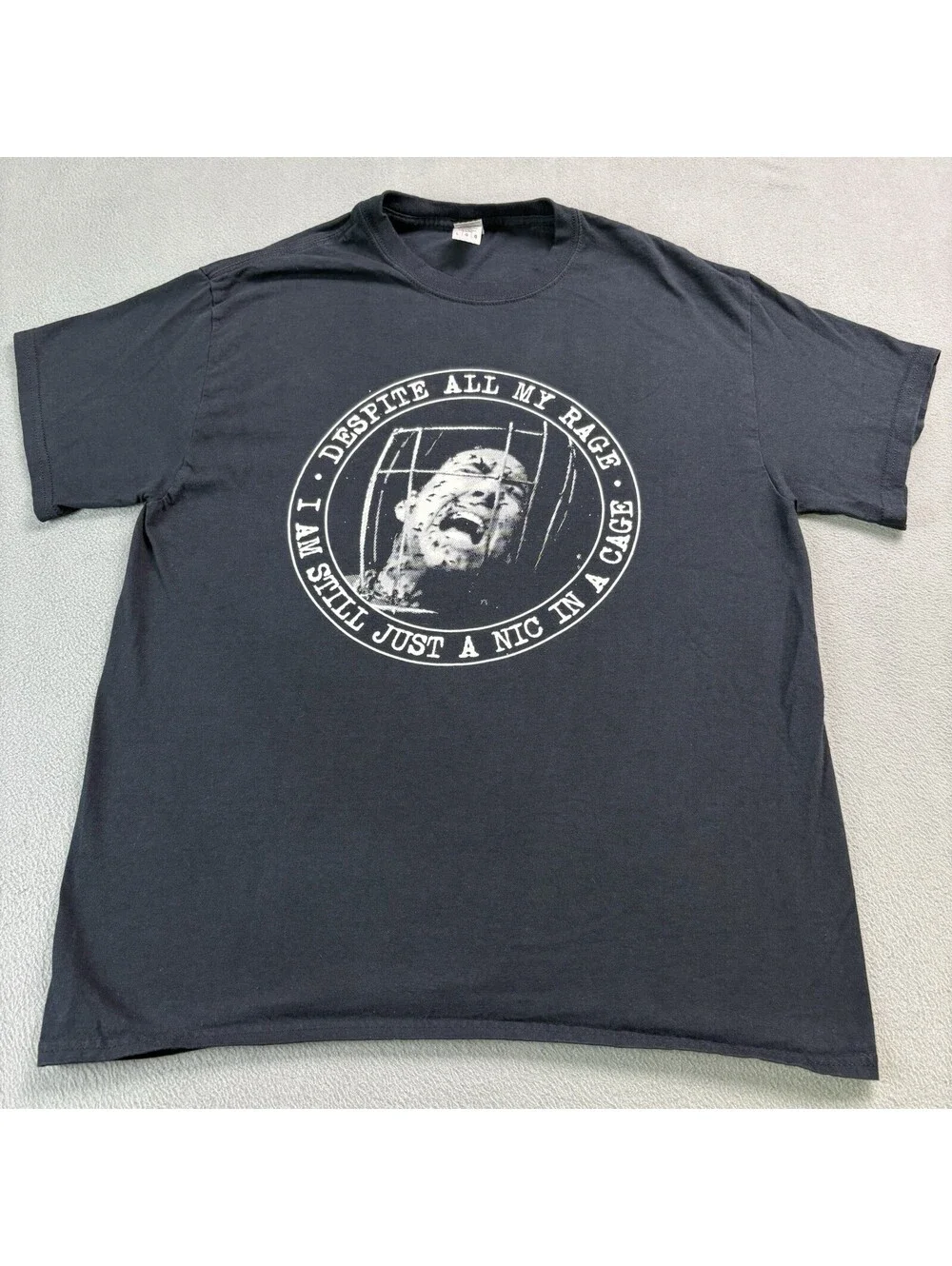 Despite All My Rage I Am Still Just A Nic In A Cage T Shirt Size Large